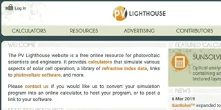 Creating a PV Lighthouse account