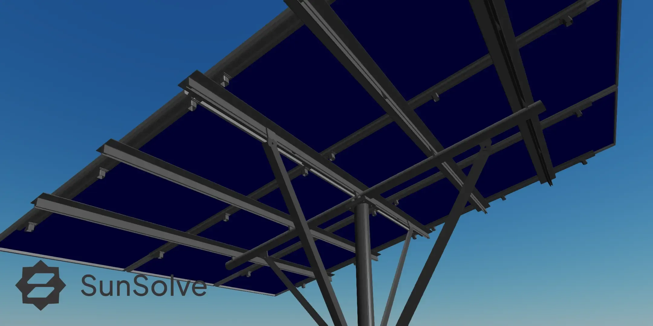 Figure 5a – Custom structure imported from CAD and integrated into the SunSolve scene.