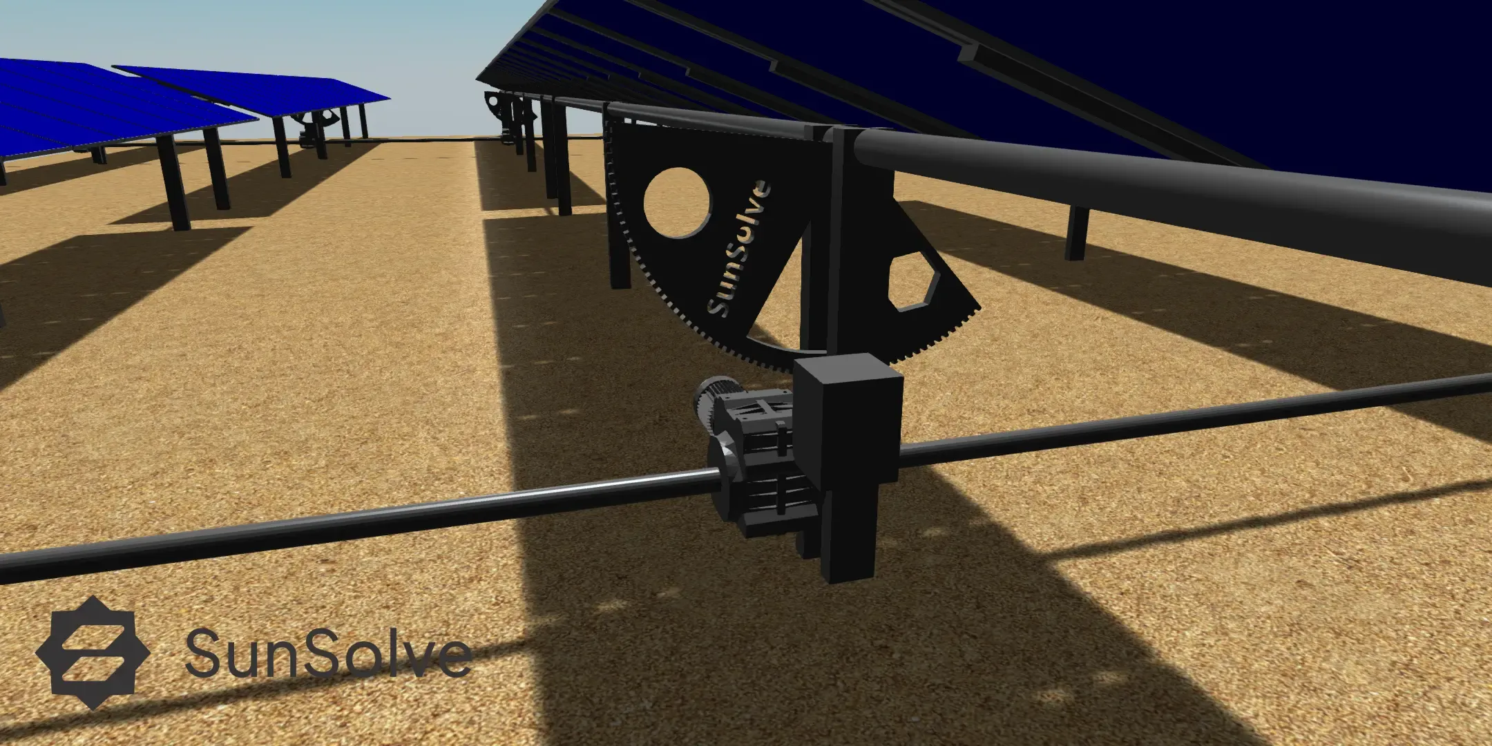 Figure 5b – Custom structure imported from CAD and integrated into the SunSolve scene.