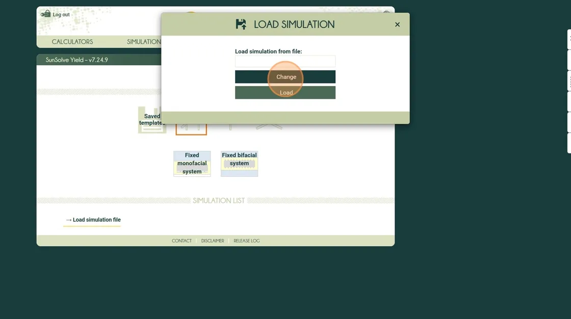 File selection field