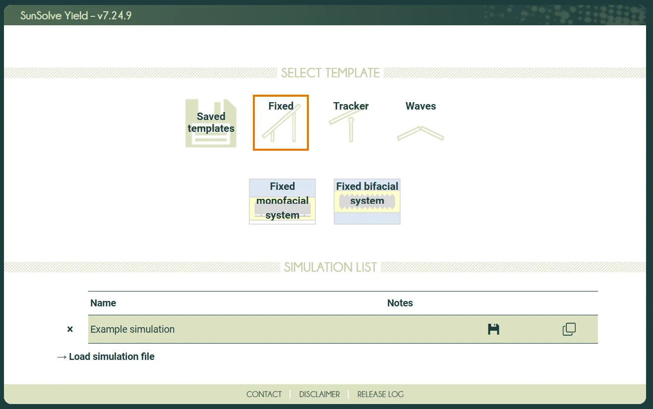 Simulation appears in list