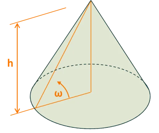 Upright cone