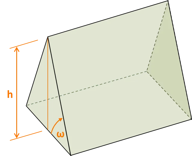 Upright V groove
