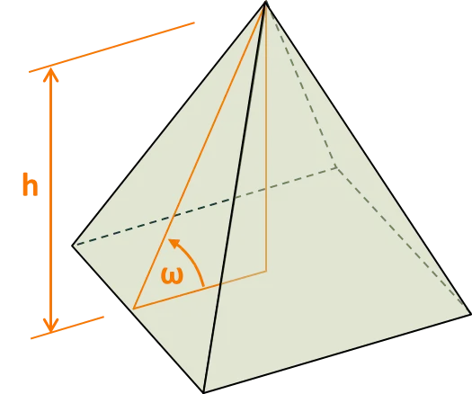 Upright pyramid