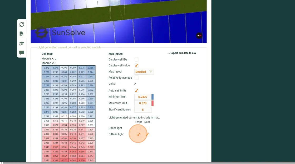 Rear diffuse only state