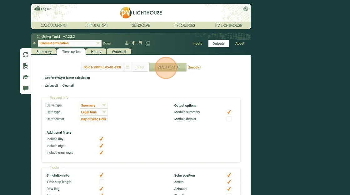 Request aggregated data